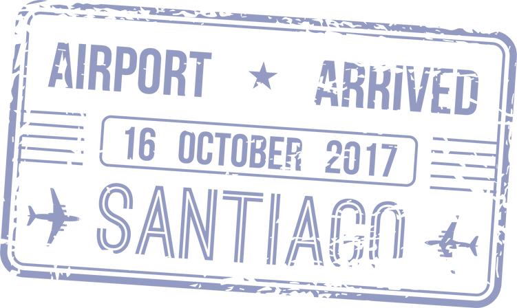 Santiago Arrival Stamp